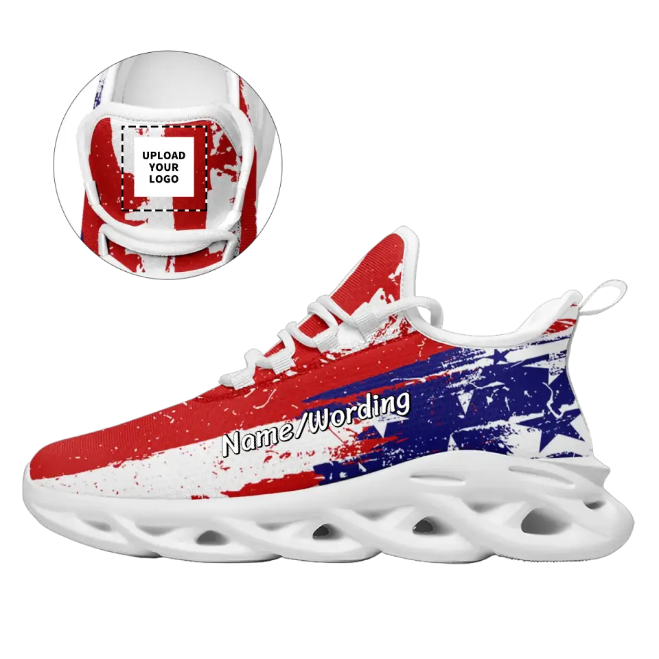Personalized America Flag, Custom Patriotic Shoes, USA Flag, Pride Shoes,MS-23020109