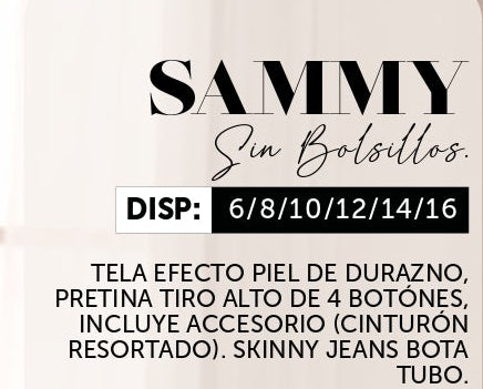 Sammy 100% Authentic Colombian Push Up Jeans