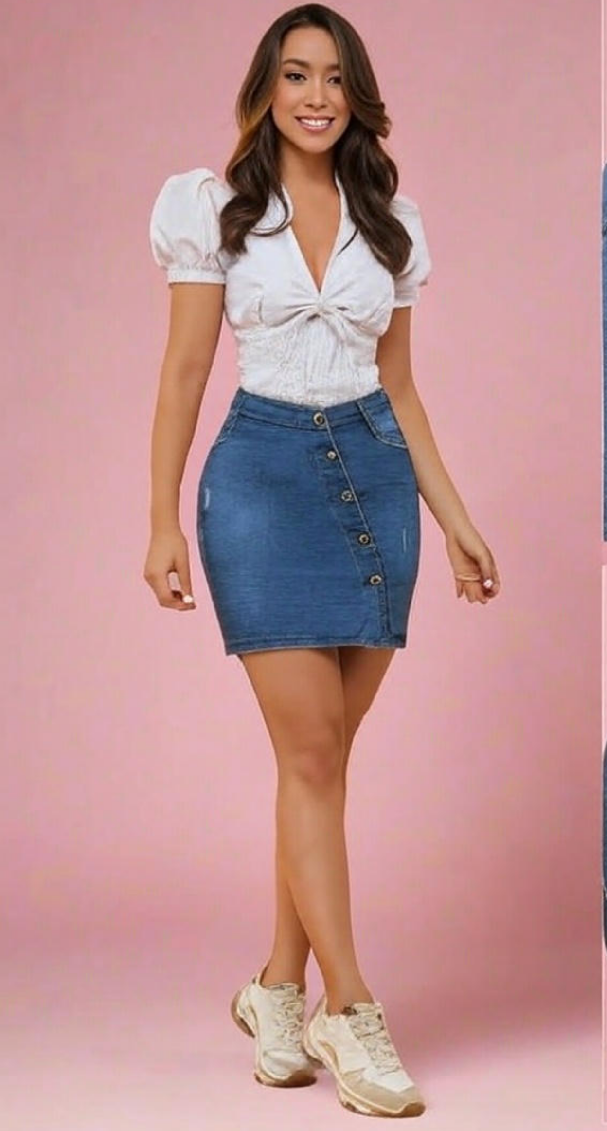 654 100% Authentic Colombian Push Up Skirt