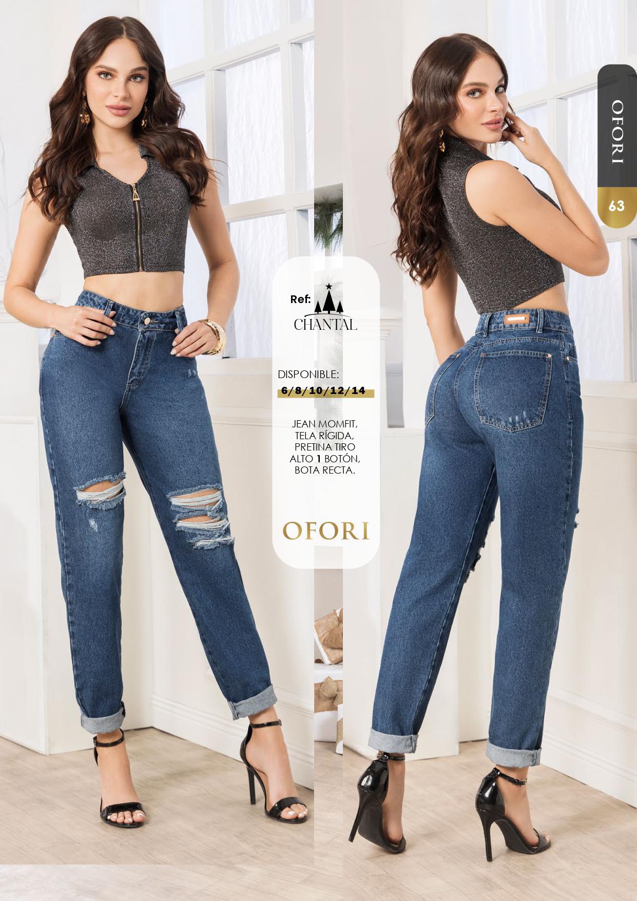 Chantal 100% Authentic Colombian MOMFIT Jeans