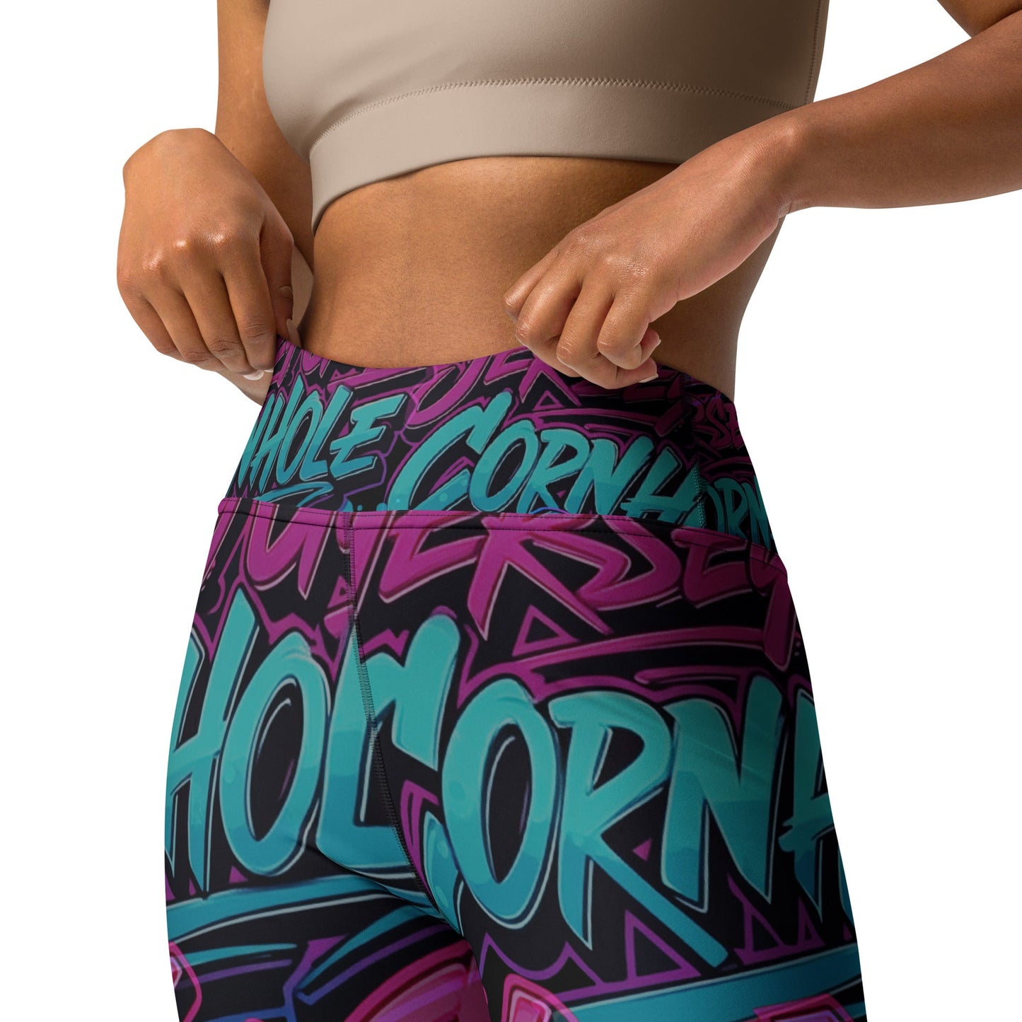 JG City Bags Yoga Leggings