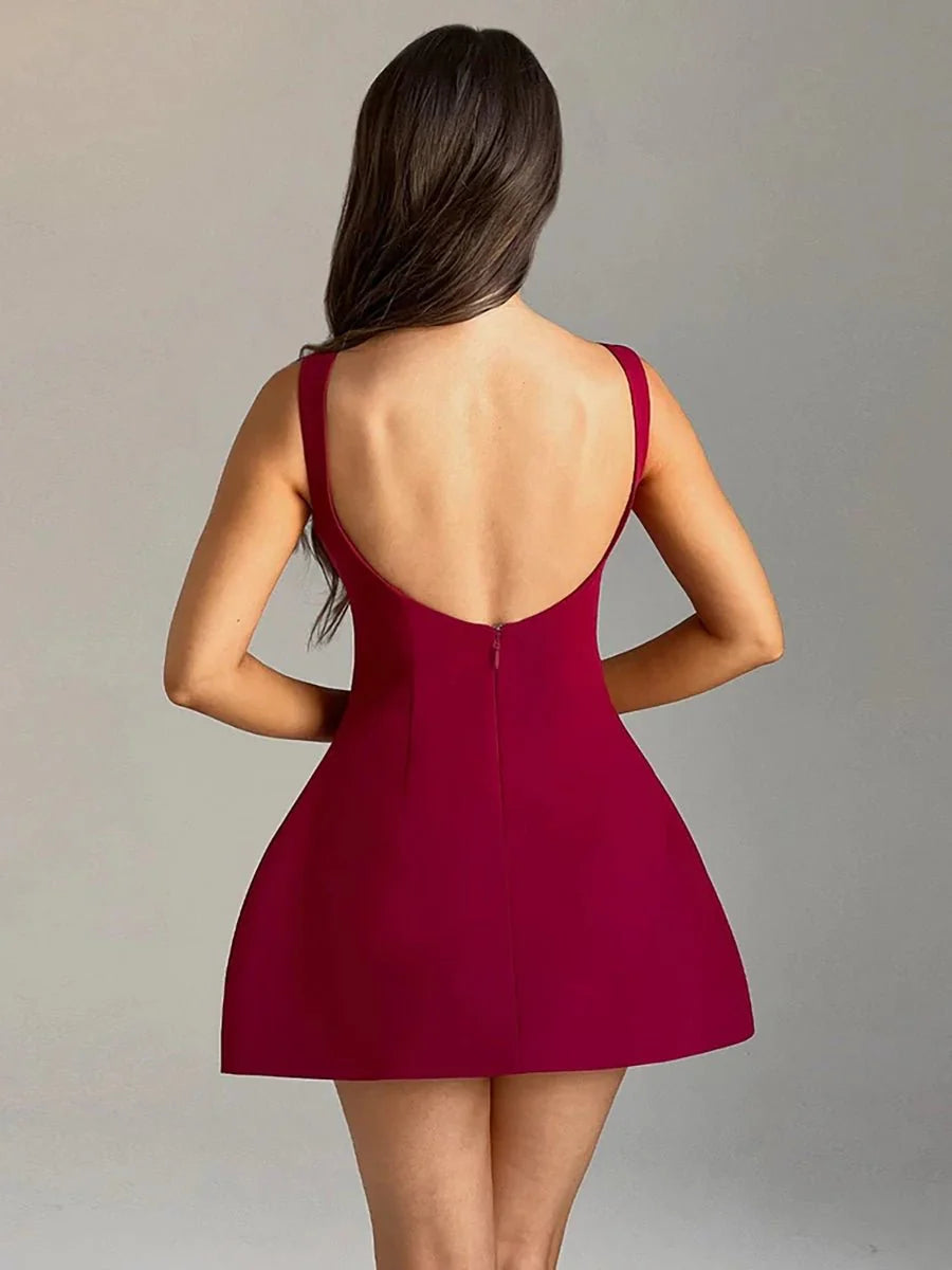 Ashan Slim-fitting Backless Dress