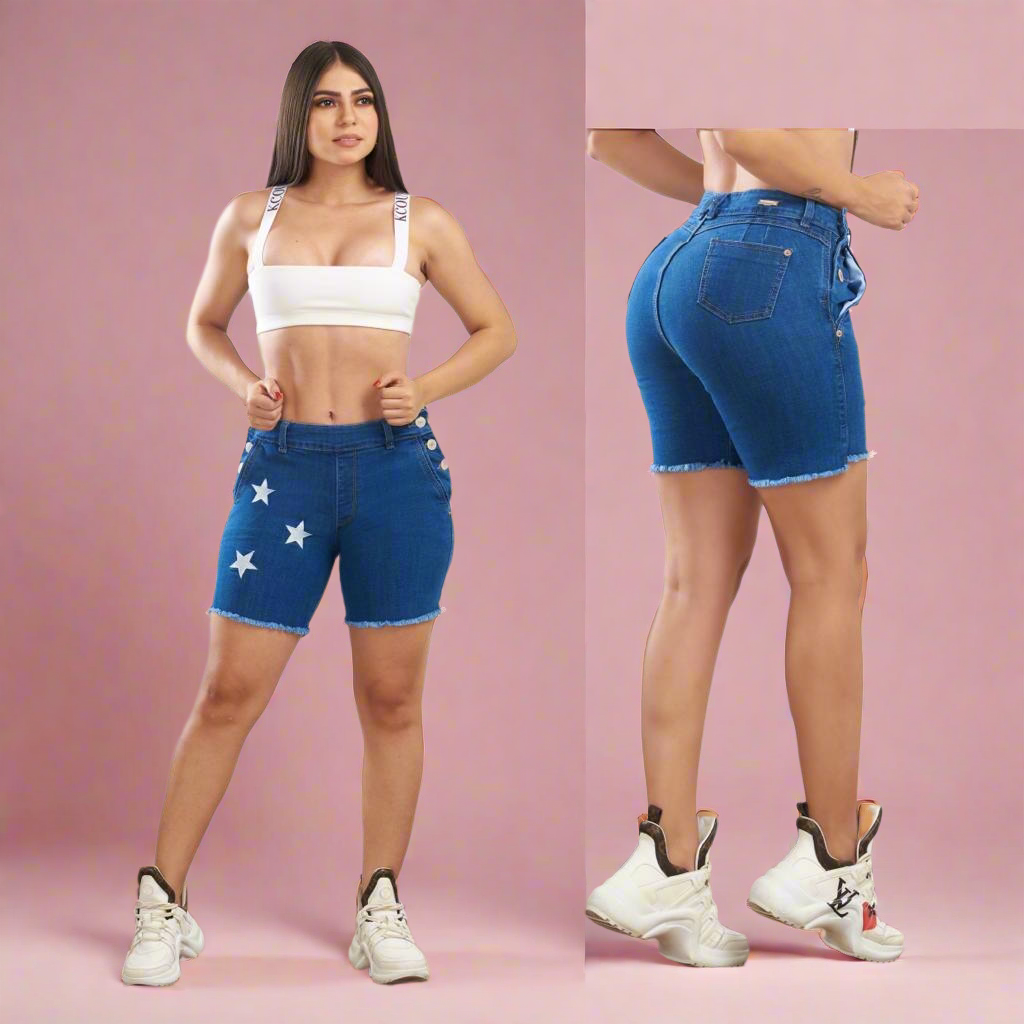 7142 100% Authentic Colombian Push Up Short