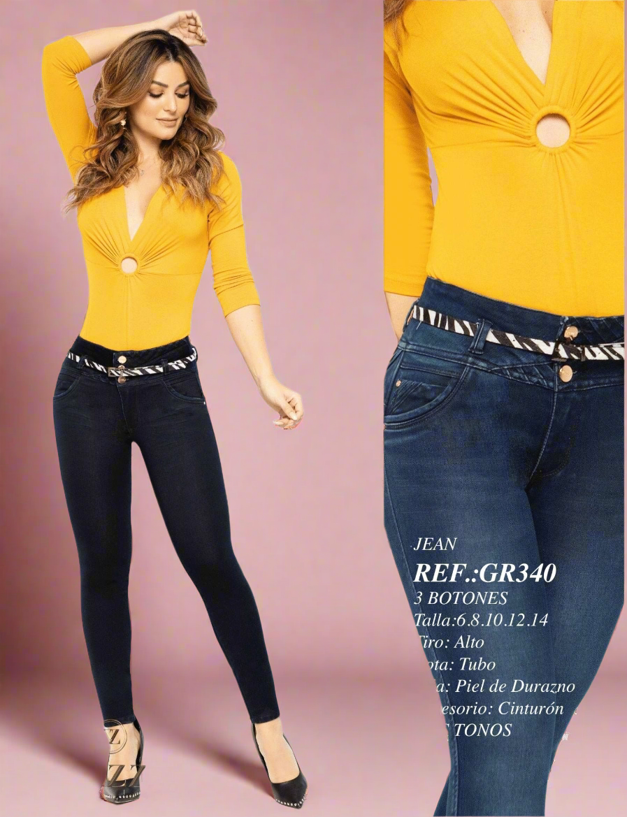 GR340 100% Authentic Colombian Push Up Jeans