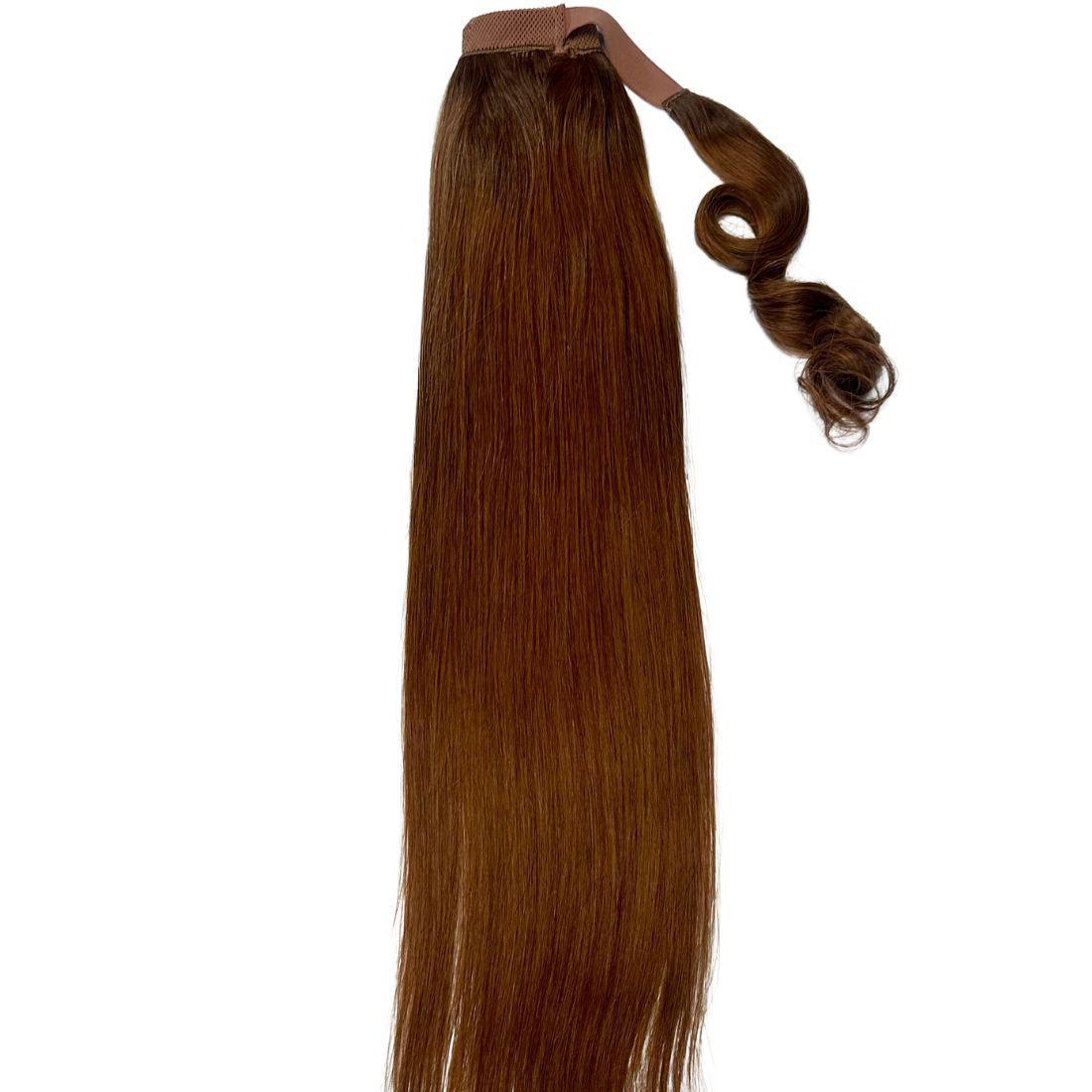 Auburn 100% Human Hair Ponytail Extension