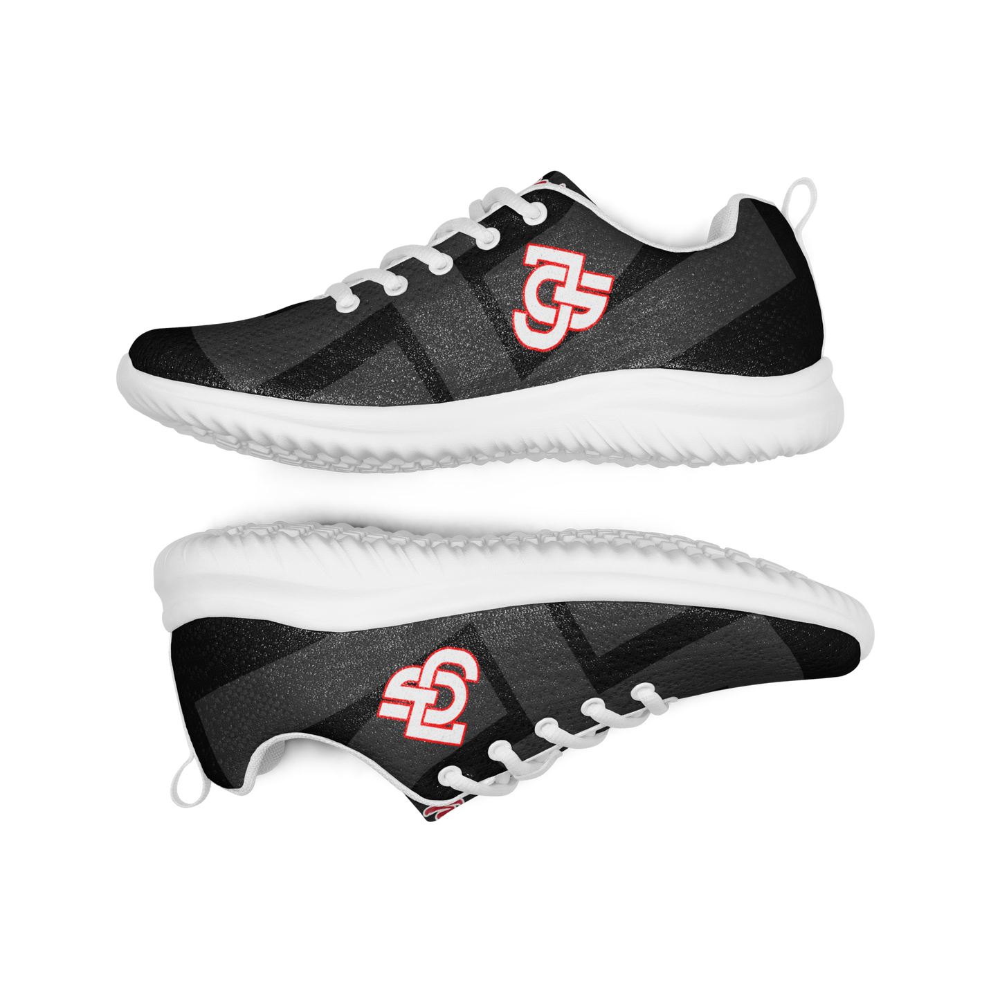 JG Cornhole Shoes - Black Monogram
