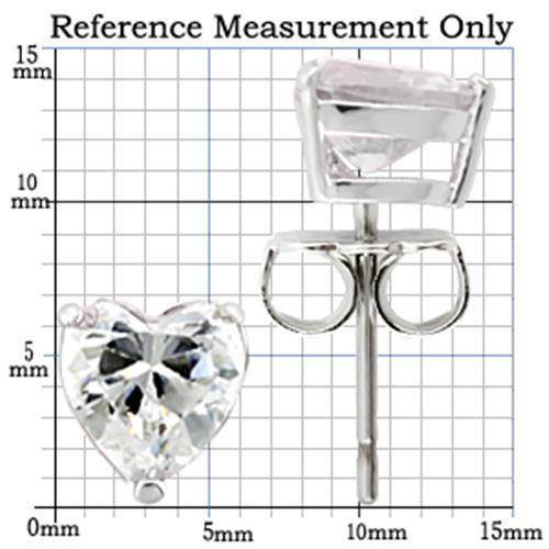 VacationGrabs Rhodium 925 Sterling Silver Stud Earrings