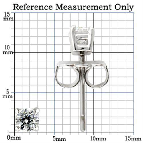 VacationGrabs Rhodium Plated Sterling Silver Earrings