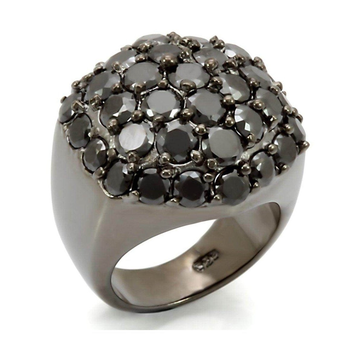 VacationGrabs Ruthenium 925 Sterling Silver Ring