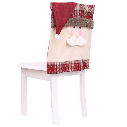 Christmas Chair Set Table Decorations with Hats
