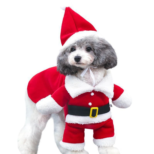Pet Christmas Standing Costume Decor