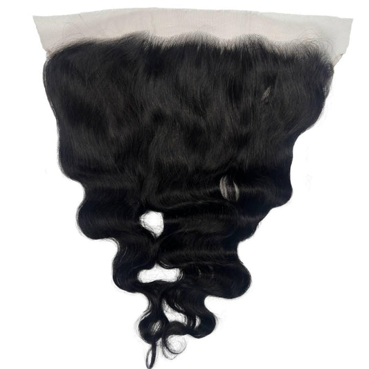 Jet Black Body Wave 13x6 HD Lace Human Hair Frontal