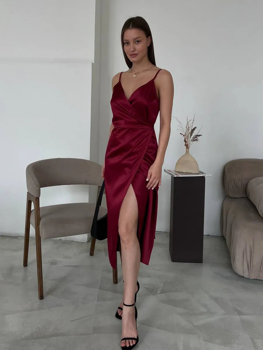 Wilfred Wrap-Around Slip Dress