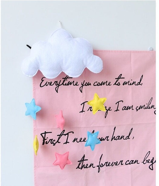 Nordic Star Cloud DIY Hanging Wall Decor