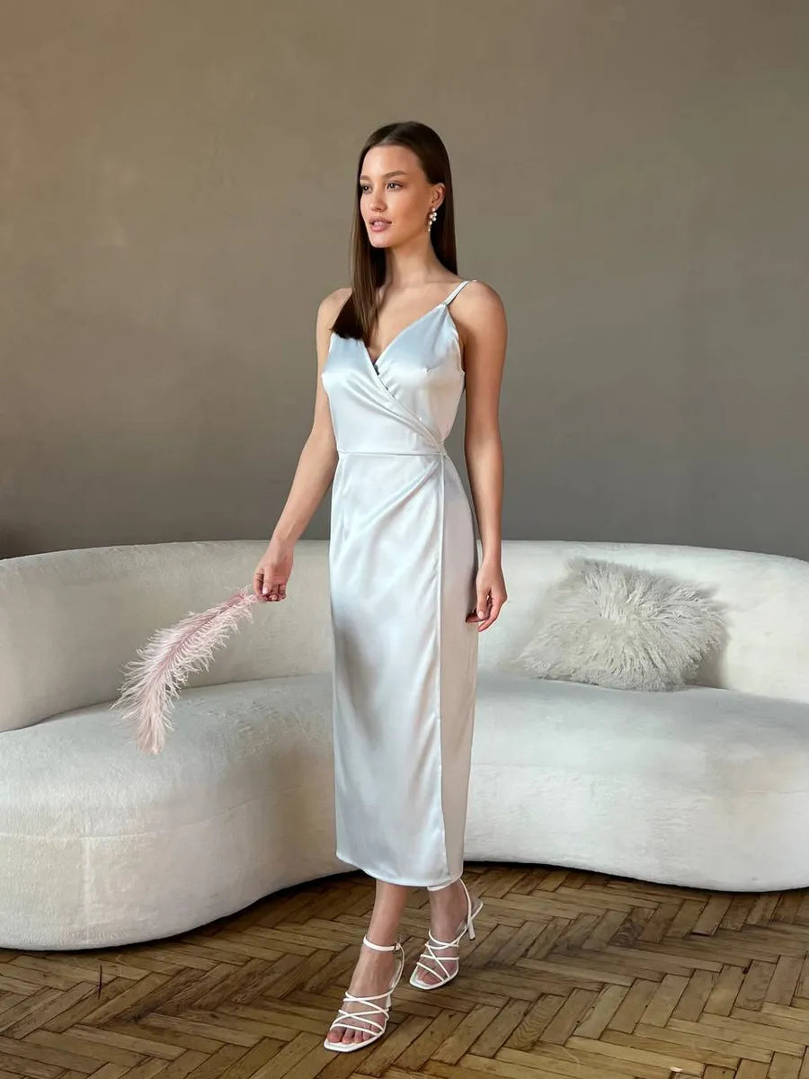 Wilfred Wrap-Around Slip Dress