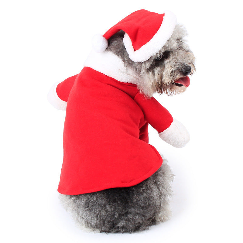 Pet Christmas Standing Costume Decor