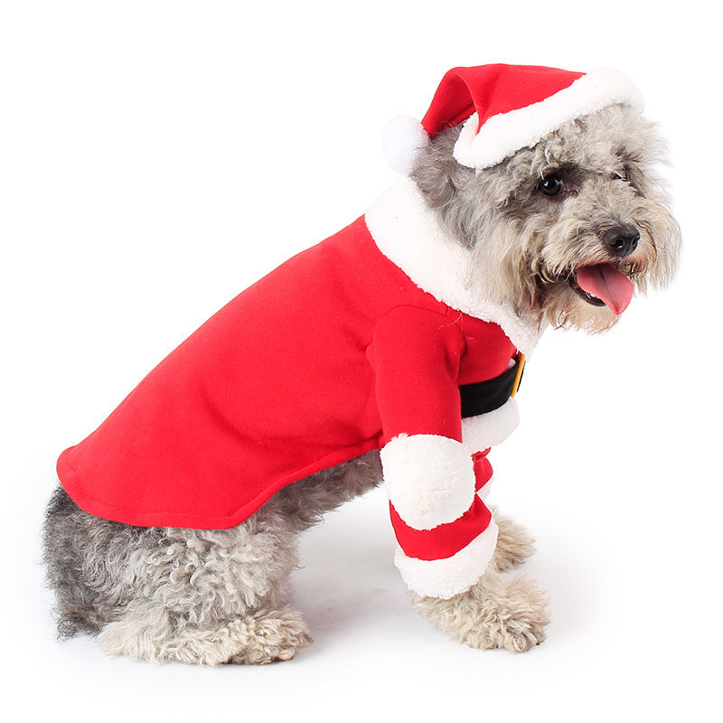 Pet Christmas Standing Costume Decor