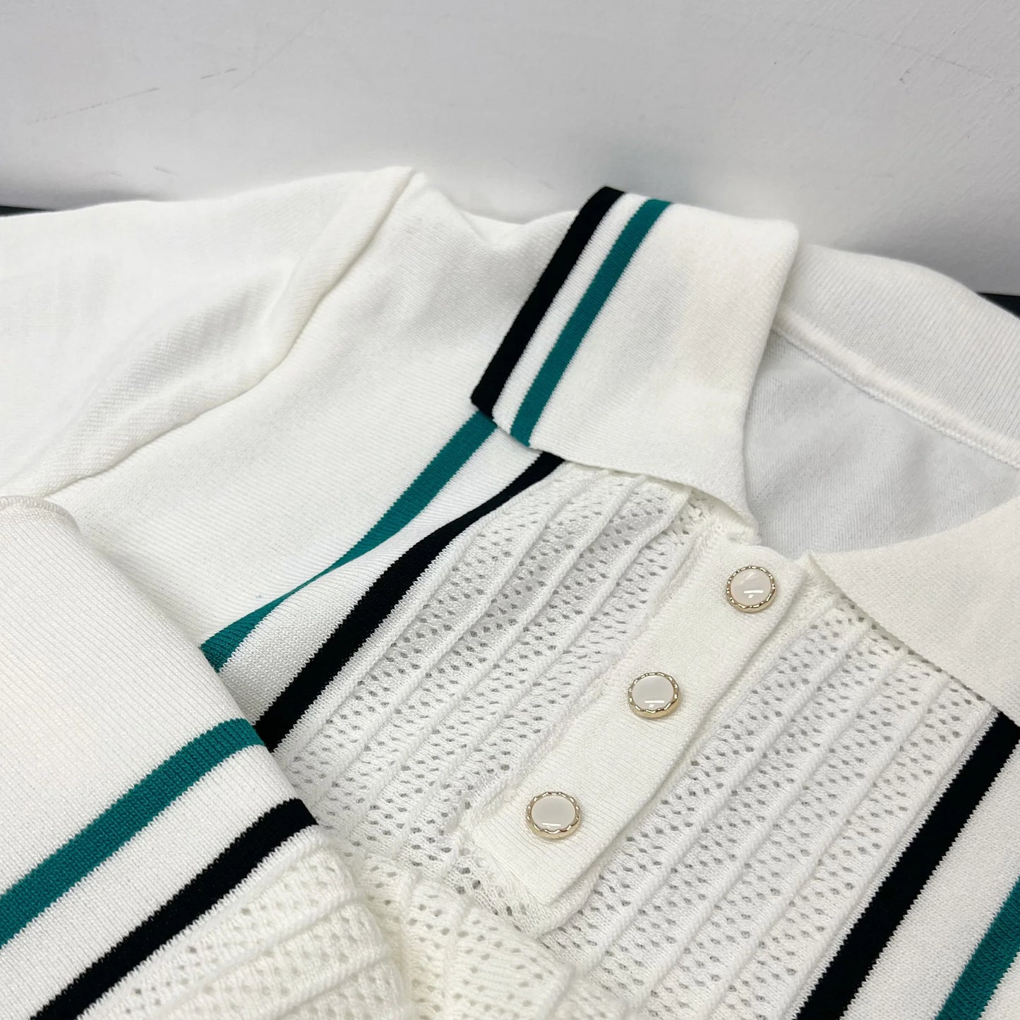 YuooMuoo Chic Fashion Sexy Package Hips Knitted Mini Dress 2025 Summer Vintage Turn-down Collar Ruffled Party Dress Streetrwear