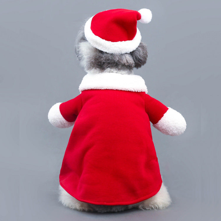 Pet Christmas Standing Costume Decor