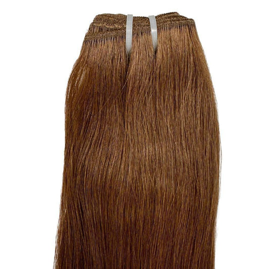Raw Medium Brown Straight 100% Human Hair Bundles