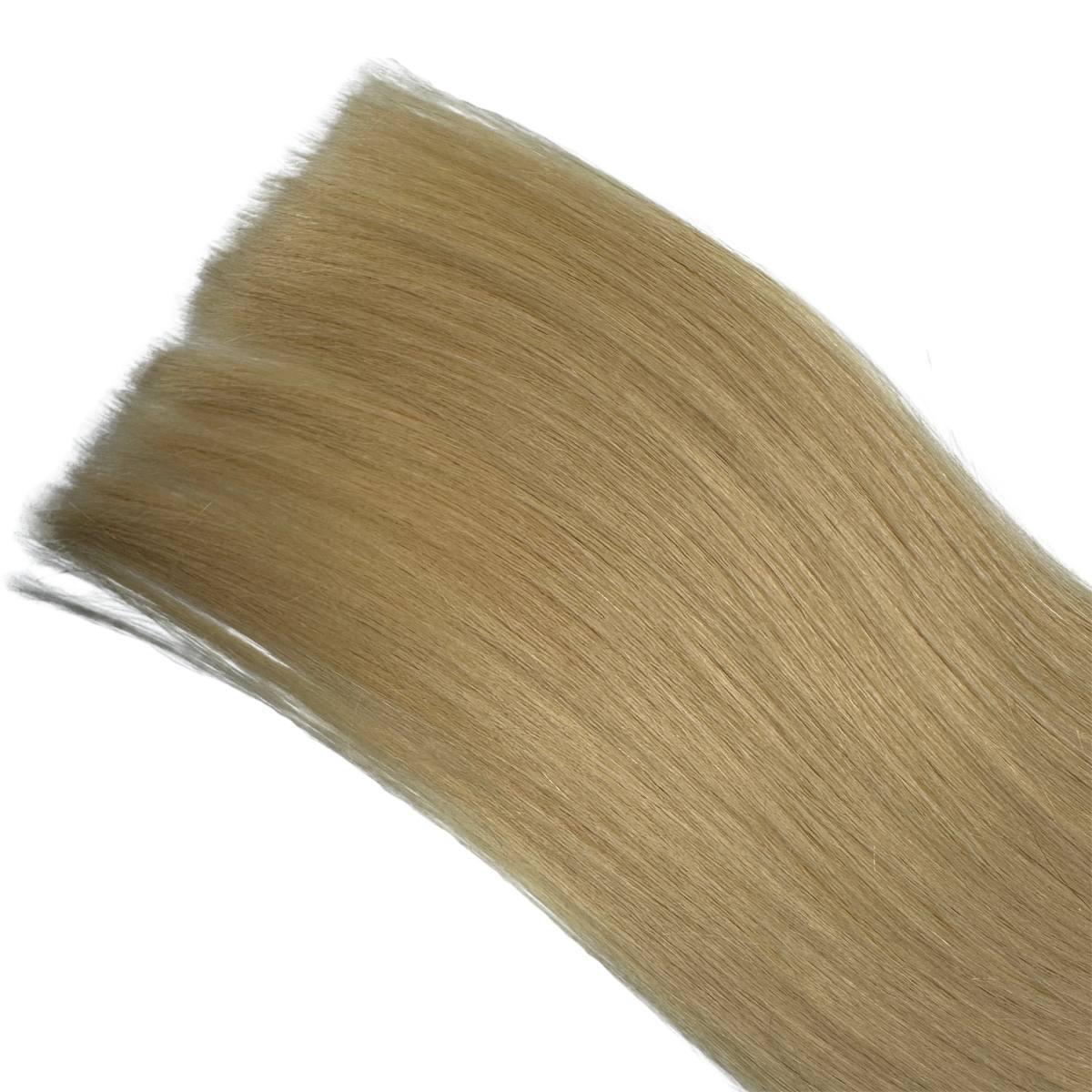 Raw Blonde Straight Seamless Clip-In 100% Human Hair Extensions