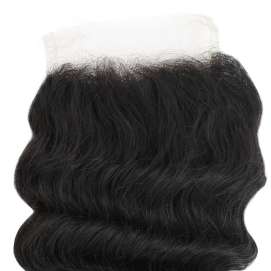 Deep Wave 4x4 Transparent Lace Human Hair Closure
