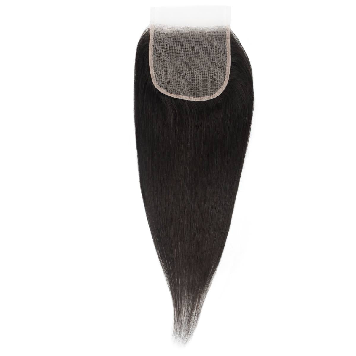 Straight 5x5 Transparent Lace Human Hair Closure