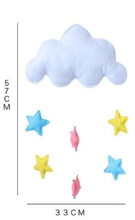 Nordic Star Cloud DIY Hanging Wall Decor
