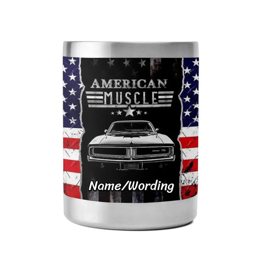 Personalized Patriotic Cup, 10oz Cup with America Flag, PR262-23020038