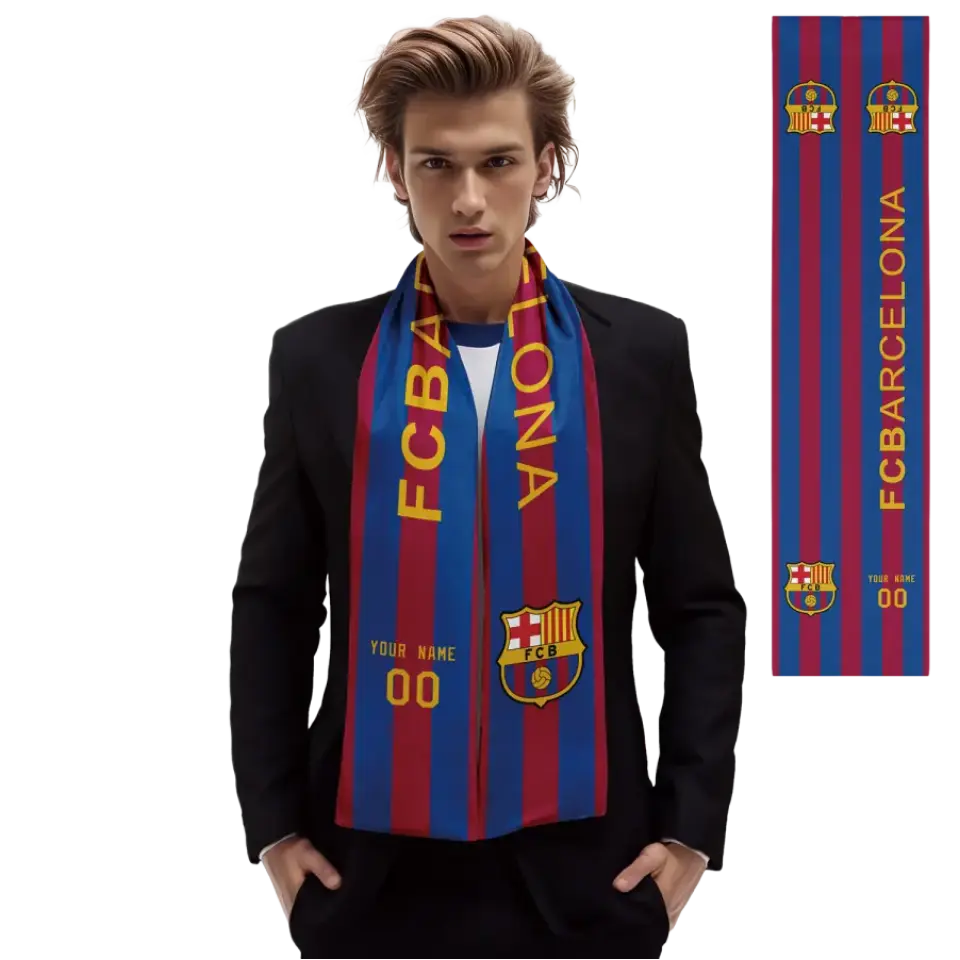 Personalized Crystal Plush Scarf, Custom Trendy Scarf, Warm and Comfort Scarf,PR041-24020015