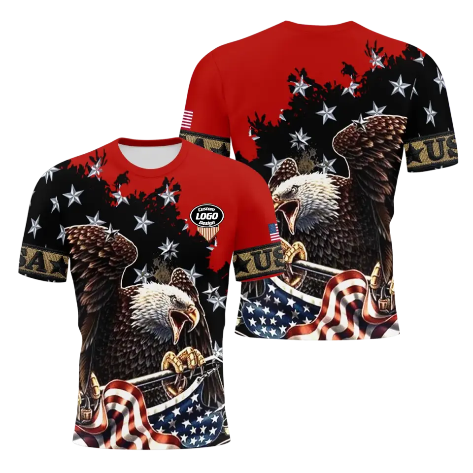 Personalized Breathable Shirt, Custom 4th of July, Independence Gift for Husband, Son