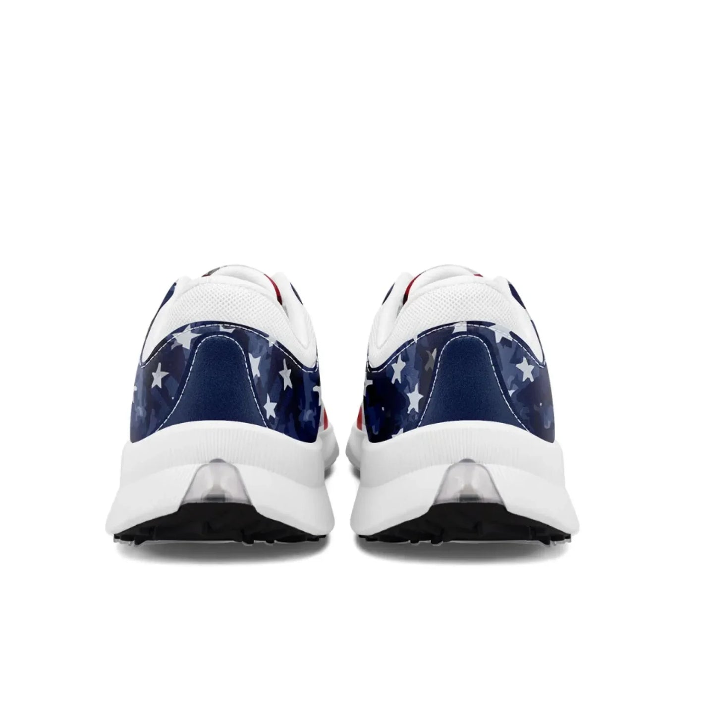 Personalized US Flag Sneakers, Custom Patriotic Shoes, Premium Golf Shoes
