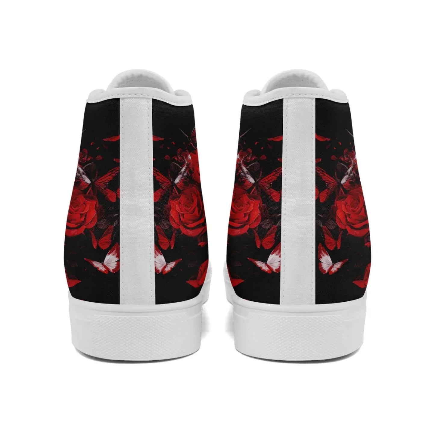 Personalized Gothic Fashion Sneakers, Custom Skull High Top Shoes, Stylish Unisex Shoes