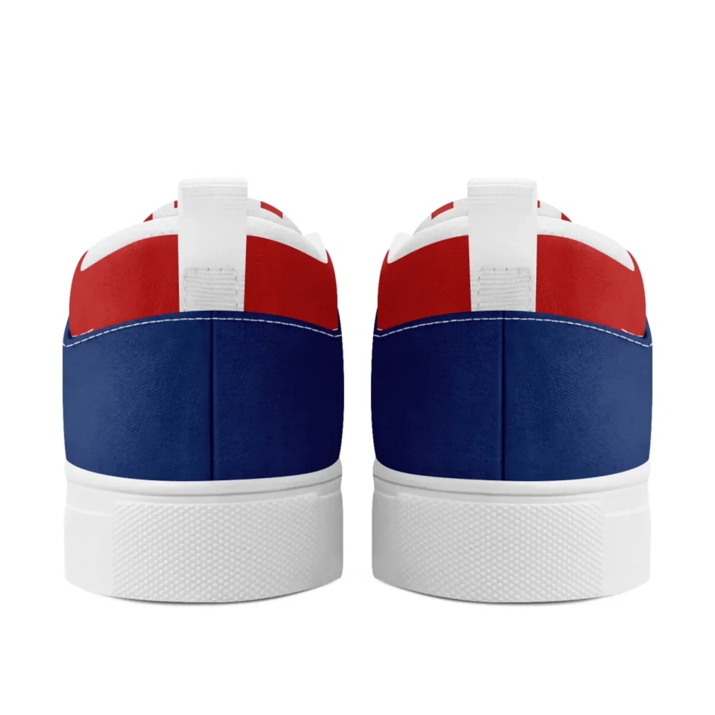 Personalized America Flag Sneakers, Custom Patriotic Slip On Shoes, Pride Unisex Canvas Shoes