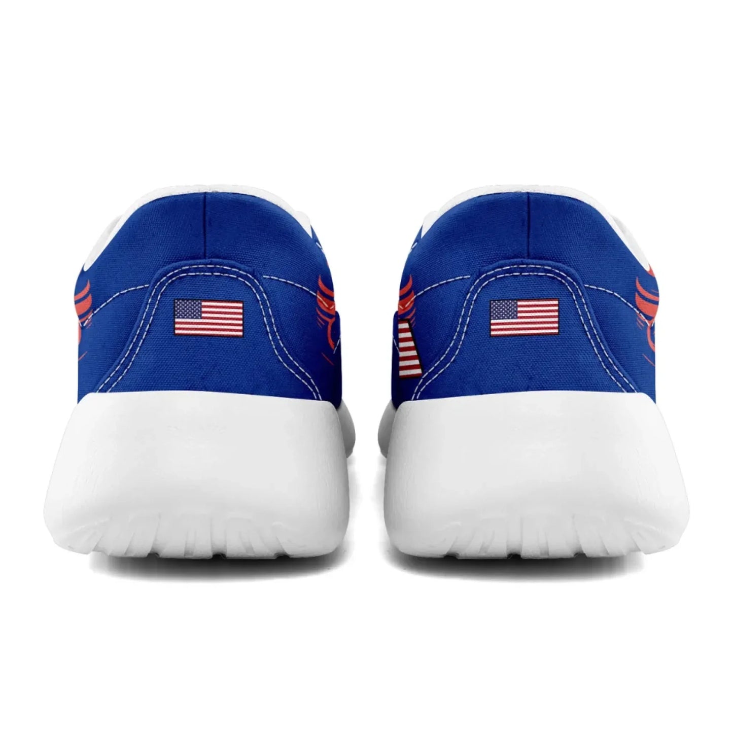 Personalized America Flag Sneakers, Custom Flag Fashion Shoes, Unisex Canvas Slip On Shoes