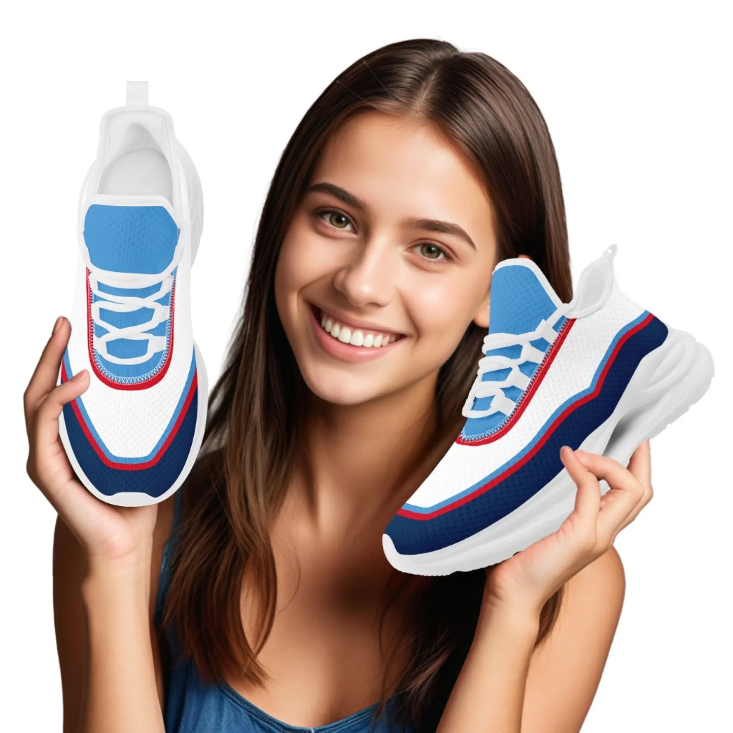 Personalized Branded Sneakers for Teams,Corporate Logo Walking Shoes, Breathable Unisex Shoes