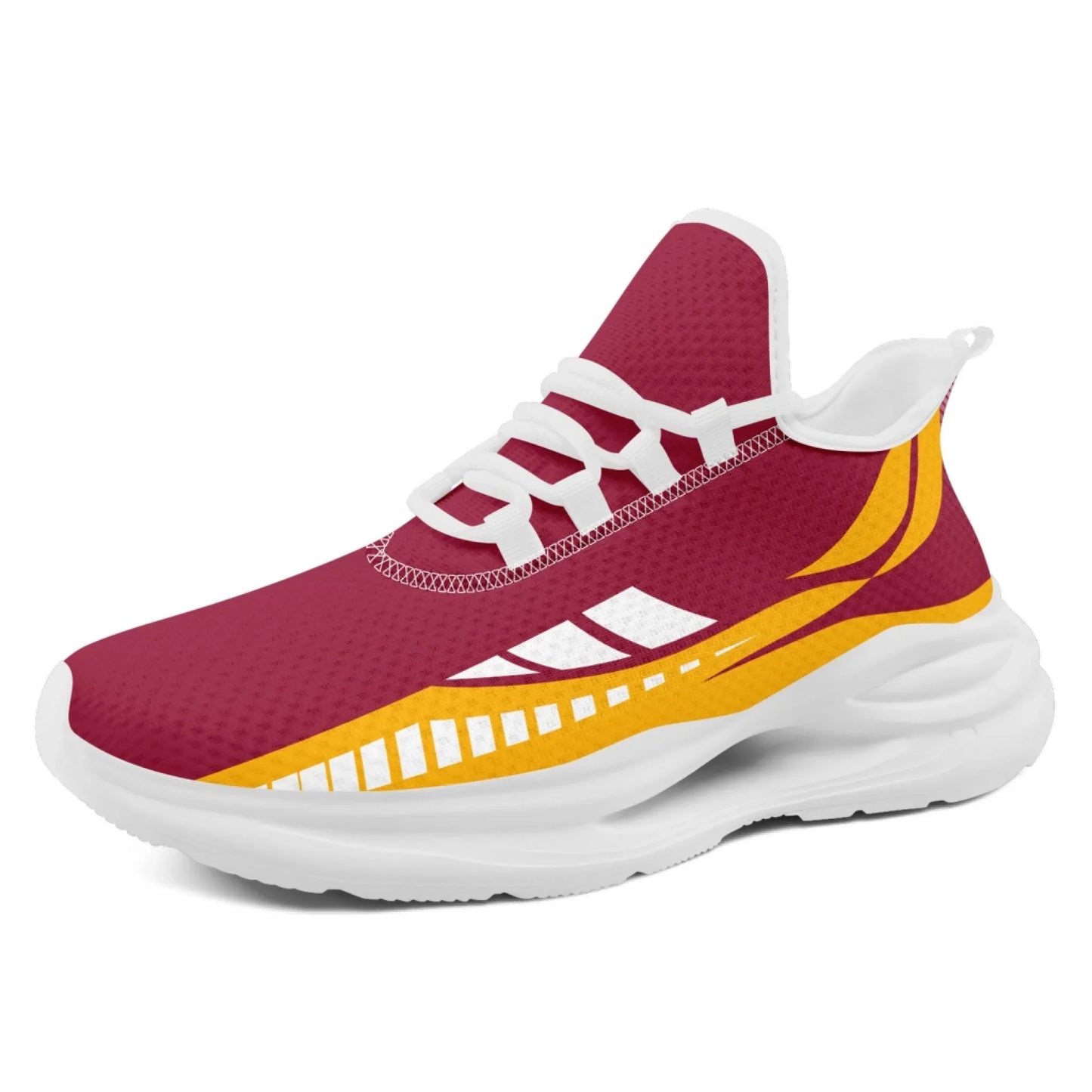 Personalized Company Logo Print Sneakers, Custom Lightweight Sneakers Workplace Walking Shoe