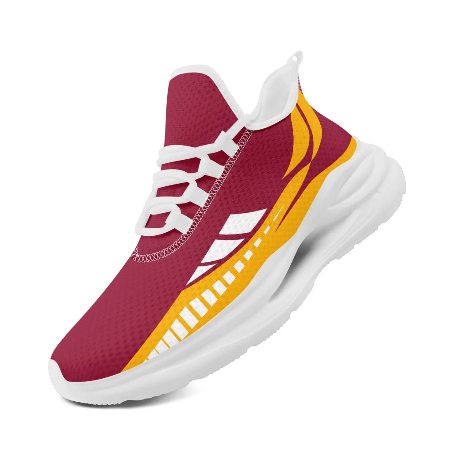 Personalized Company Logo Print Sneakers, Custom Lightweight Sneakers Workplace Walking Shoe