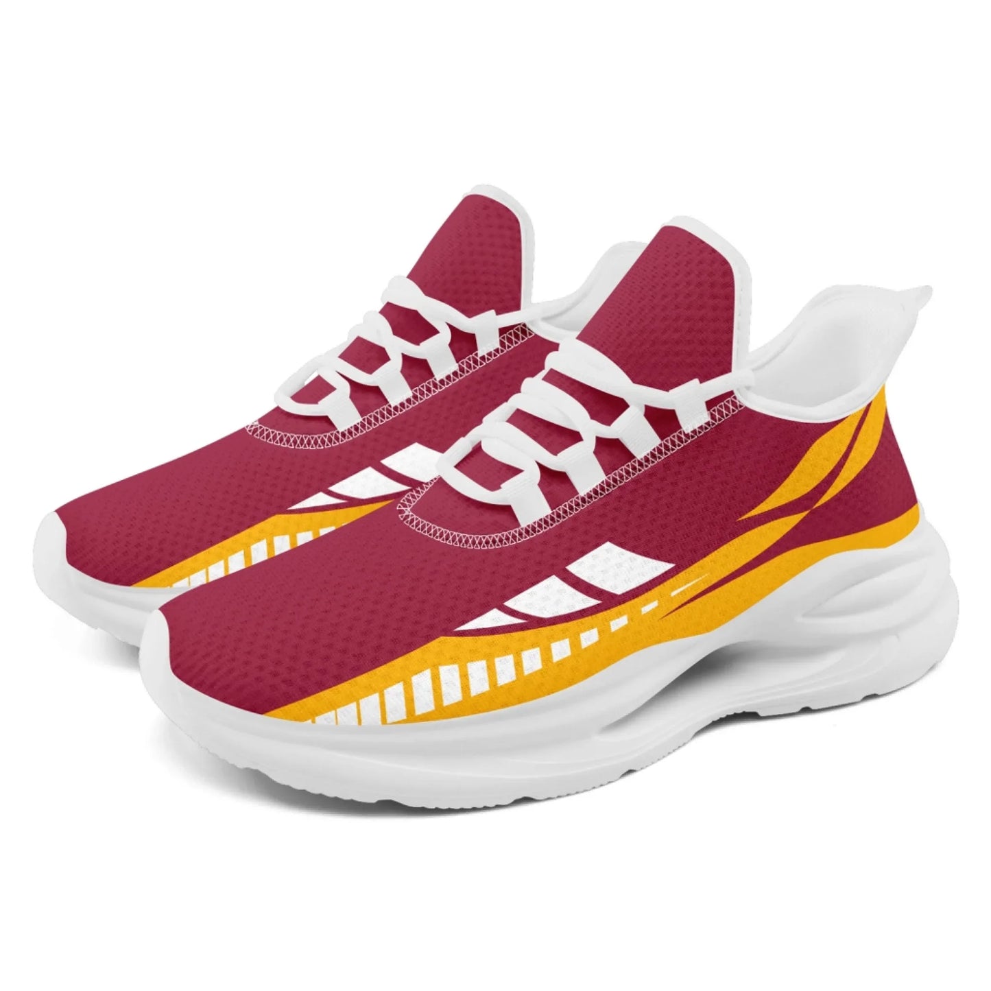 Personalized Company Logo Print Sneakers, Custom Lightweight Sneakers Workplace Walking Shoe