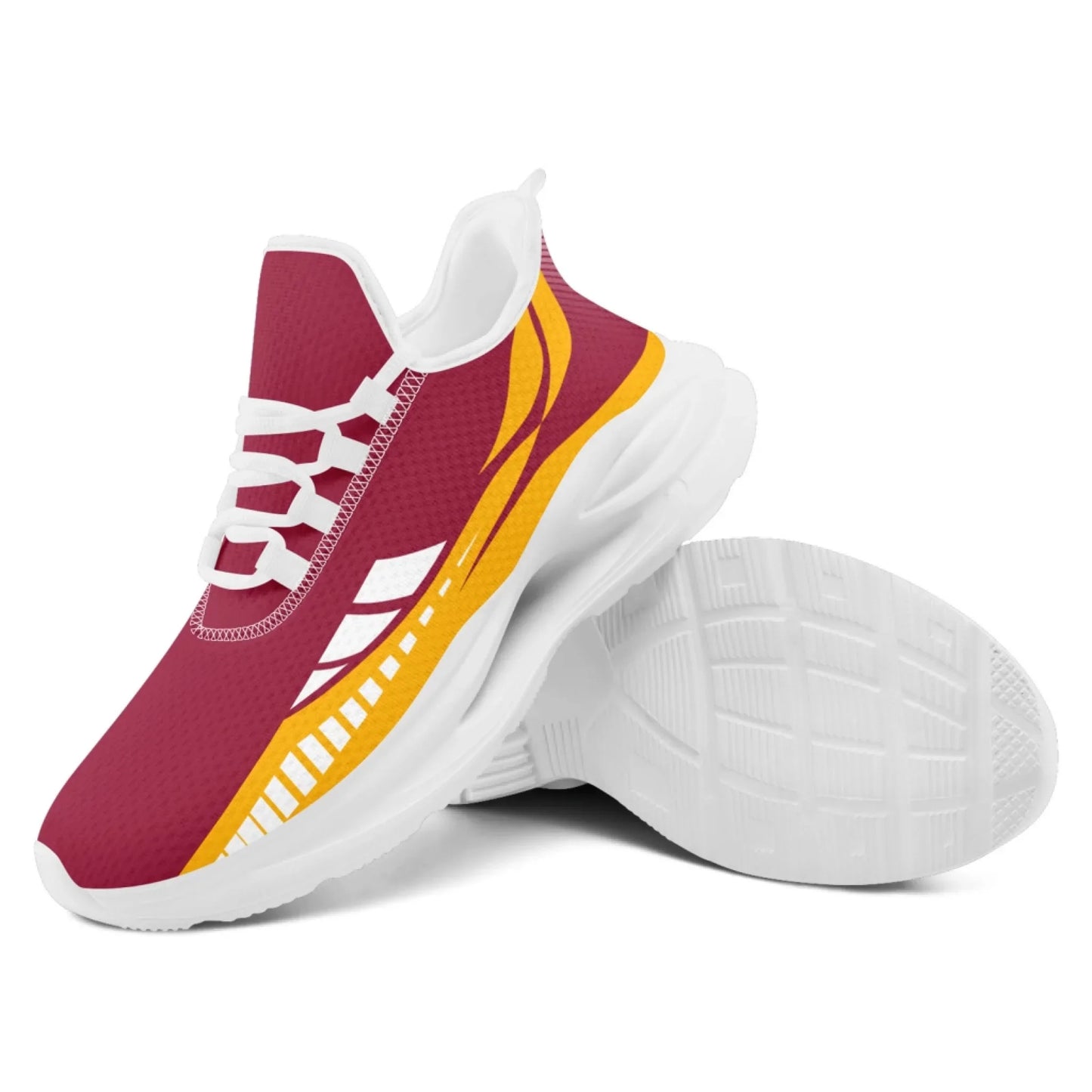 Personalized Company Logo Print Sneakers, Custom Lightweight Sneakers Workplace Walking Shoe