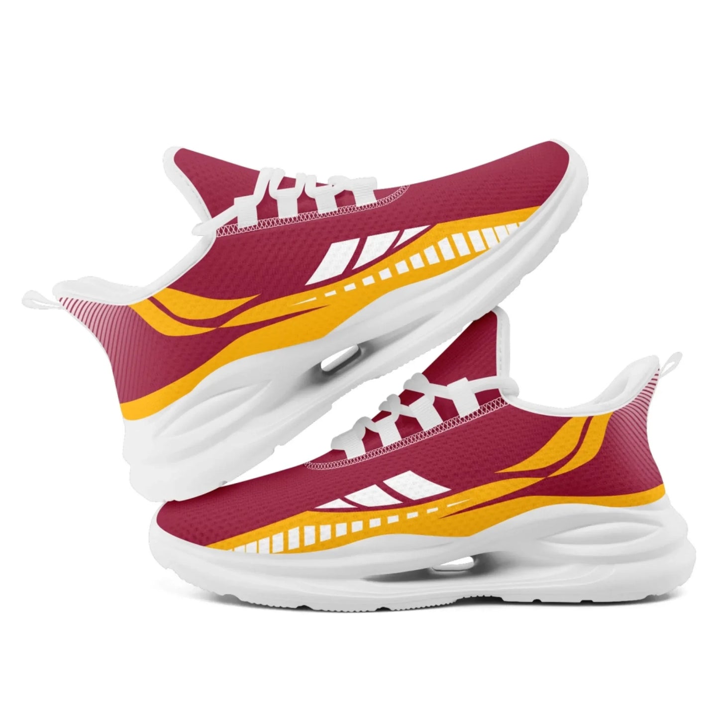 Personalized Company Logo Print Sneakers, Custom Lightweight Sneakers Workplace Walking Shoe