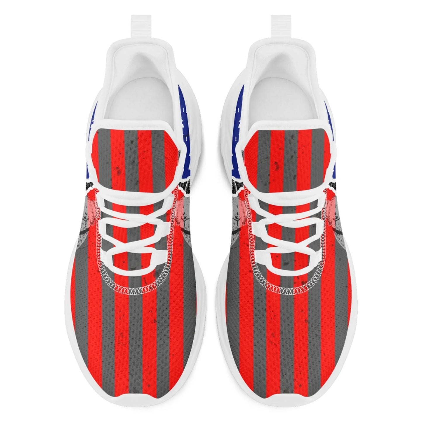 Personalized America Flag Sneakers, Custom Eagle, Star Print Shoes, Breathable and Comfortable Unisex Patriotic Shoes