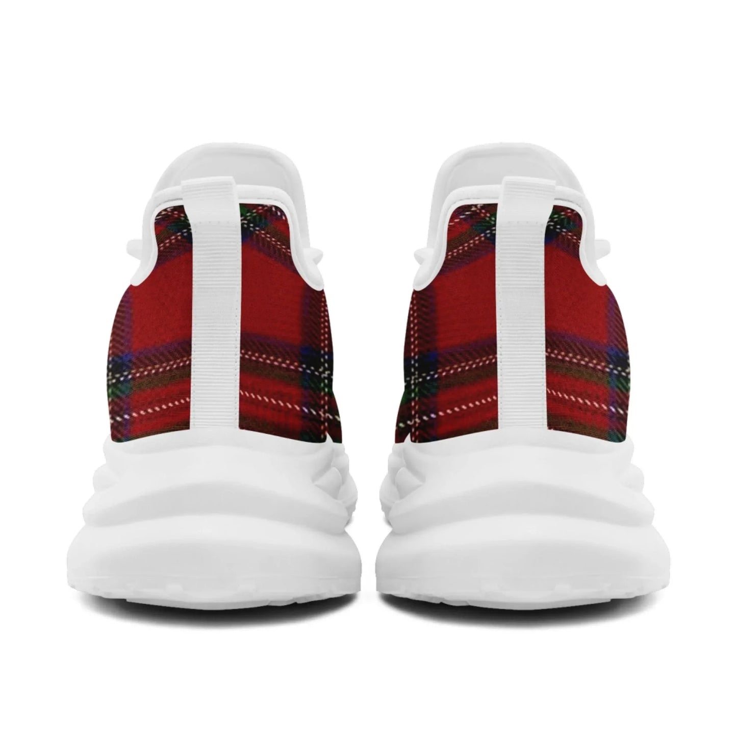 Personalized Scottish Design Sneakers, Custom Vintage Plaid Breathable Shoes, Unisex Scottish-Inspired Footwear