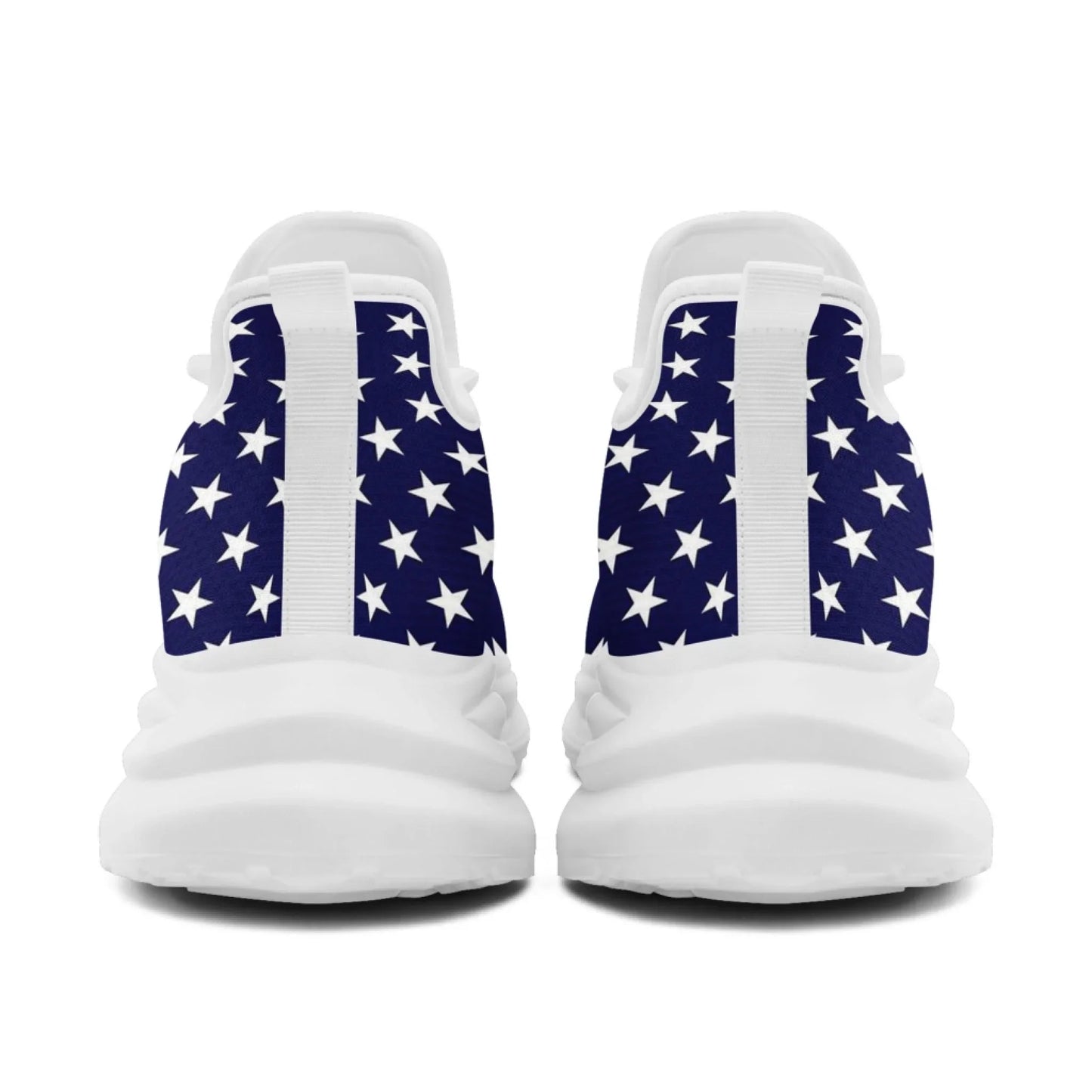 Personalized America Flag Sneakers, Custom Breathable Gym Shoes, Patriotic and Pride Walking Shoes