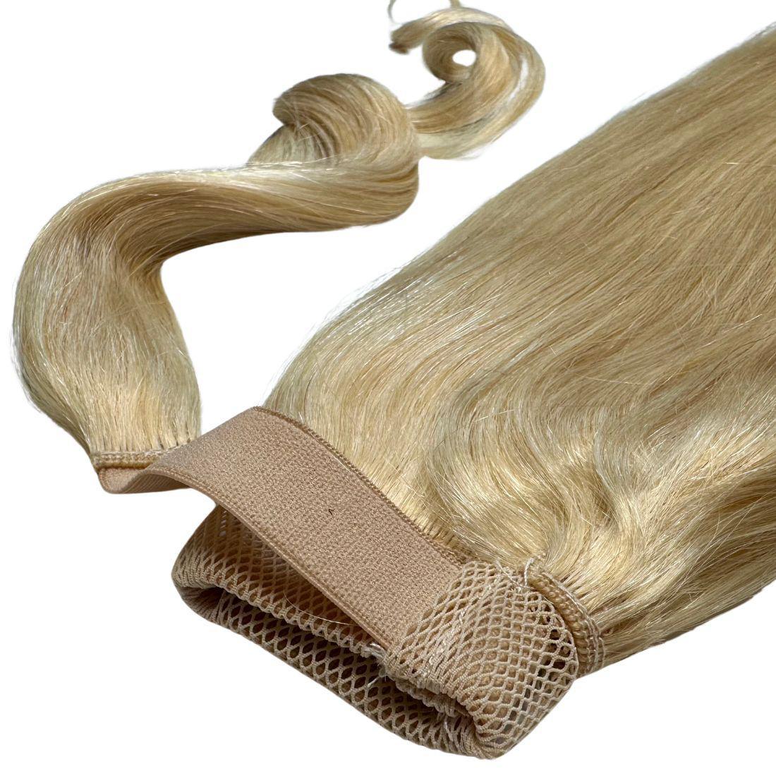 Bleach Blonde 100% Human Hair Ponytail Extension