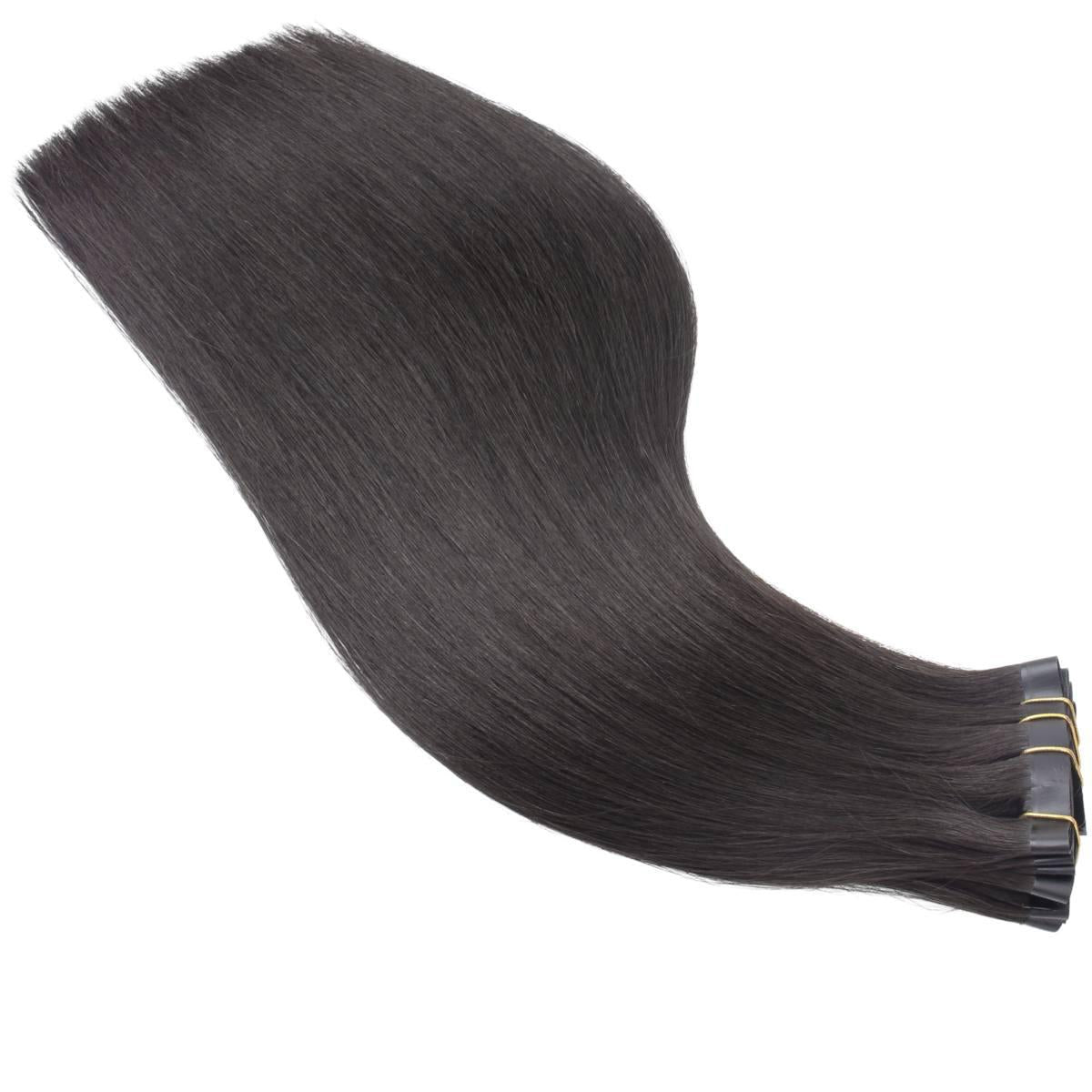 Raw Straight Seamless Clip-In 100% Human Hair Extensions