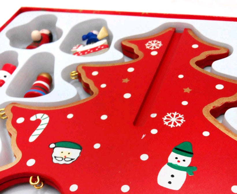 Creative Wood Christmas Tree Desktop Decoration