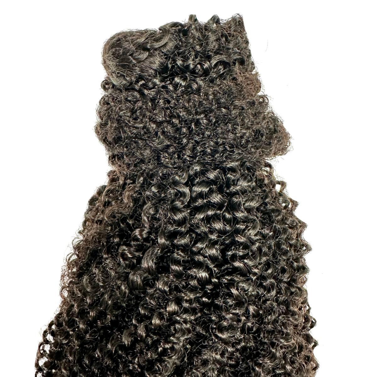 Afro Kinky Curly 100% Human Hair Ponytail Extension