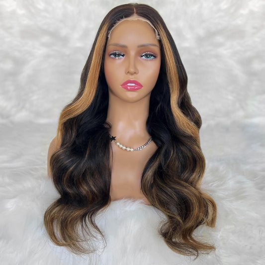 Bianca Glueless 5x5 HD Lace Professionally Colored 100% Human Hair Closure Wig