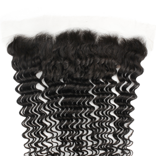 Deep Wave 13x4 HD Lace Human Hair Frontal